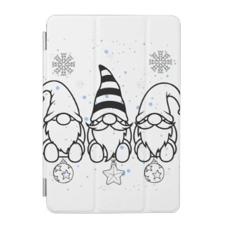 Cute Christmas Gnomes Holiday Design. iPad Mini Cover
