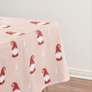 Cute Christmas Gnomes Tablecloth