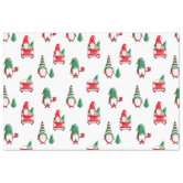 Red Gnome Christmas Tissue Paper | Zazzle