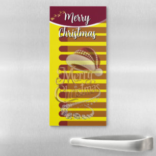 Cute Christmas hat Magnetic Notepad