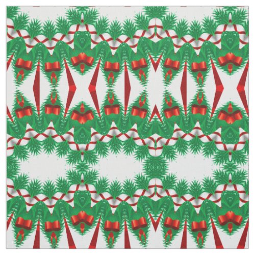 Cute Christmas Holidays Festive Seasonal Pattern Fabric
