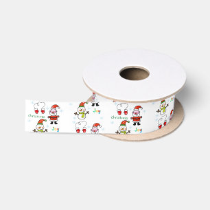 cute Christmas joy Satin Ribbon