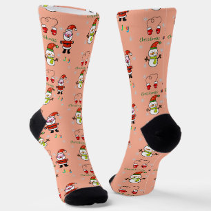 cute Christmas joy Socks