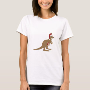 Cute Christmas Kangaroos T-Shirt