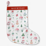 Cute Christmas Kids Holiday Party  Small Christmas Stocking
