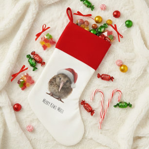 Cute Christmas Kiwi, custom Christmas Stocking