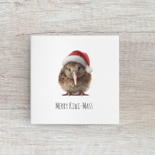 Cute Christmas Kiwi, custom Gallery Wrap