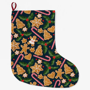 Cute Christmas Large Christmas Stocking