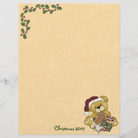 Cute Christmas Letterhead (Front)