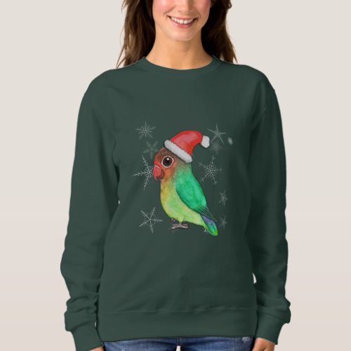 Cute Christmas lovebird Sweatshirt