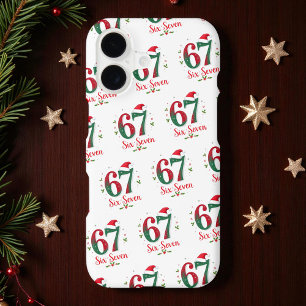 Cute Christmas Meme Six Seven 67 6 7 Holiday iPhone 17 Case