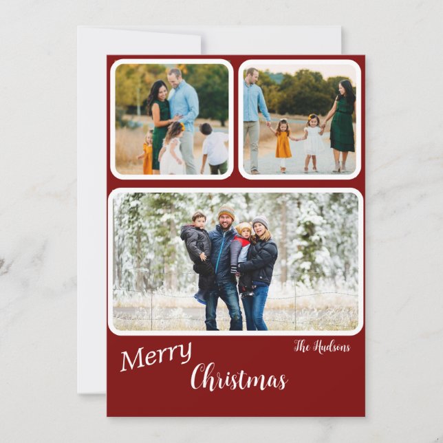Cute Christmas Merry Christmas Card (Front)