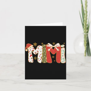 Cute Christmas Mimi Coquette Holiday Grandma Card