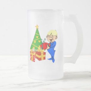 Cute Christmas Morning Kid Mug