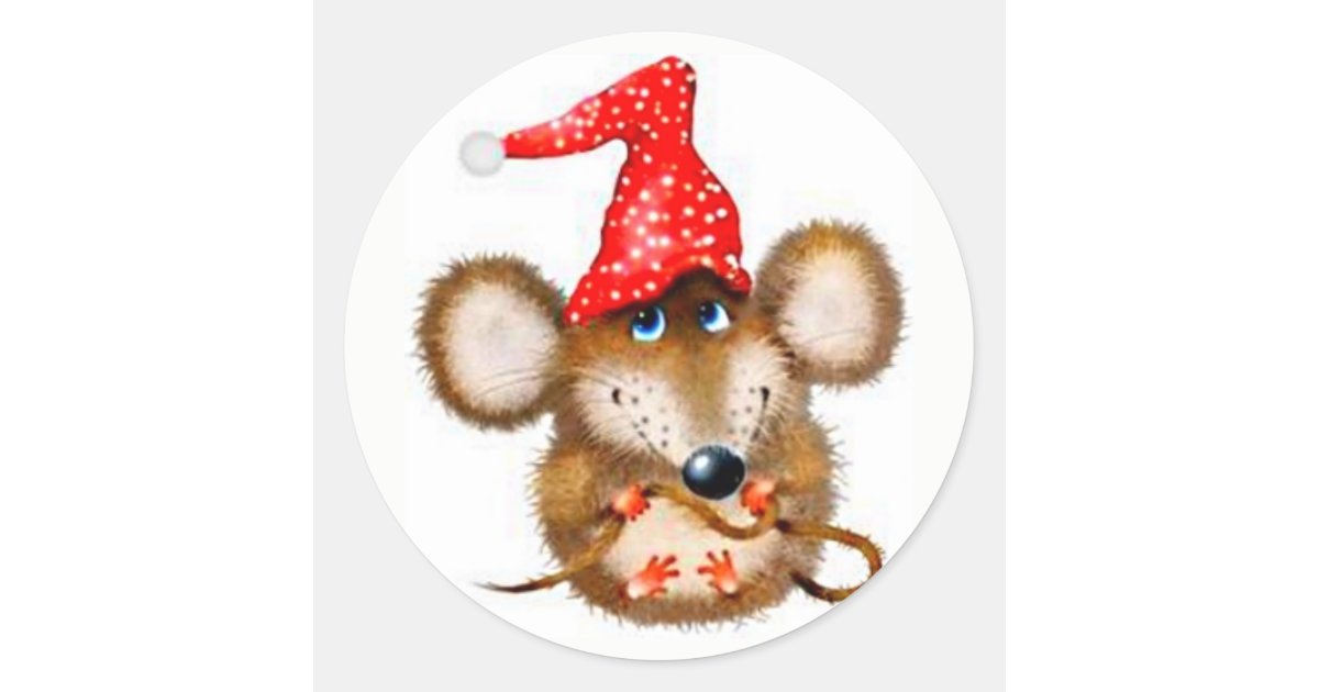 cute christmas mouse