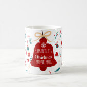 Cute Christmas movie mug illustrations pattern (Center)