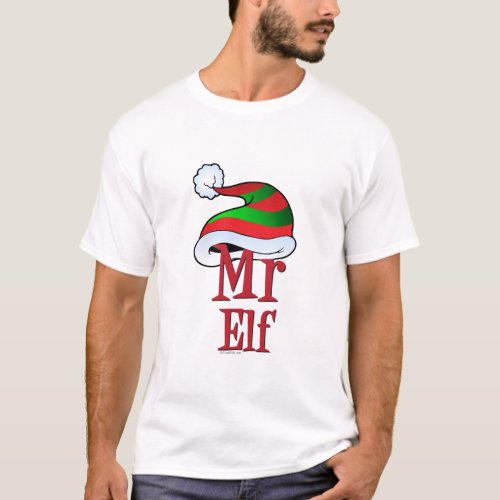CUTE Christmas Mr Elf Family T_Shirt