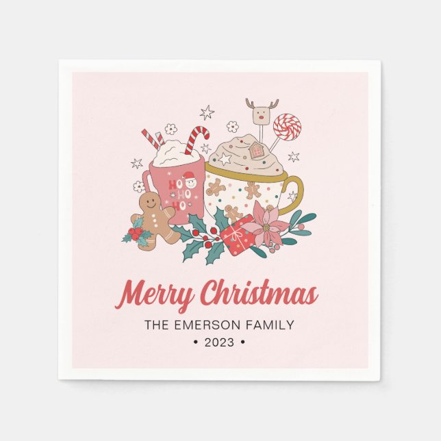 Cute Christmas Napkins (Front)