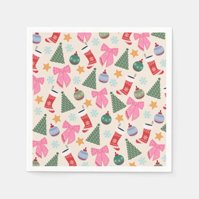 Cute Christmas Napkins (Front)