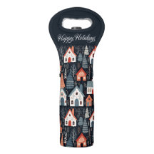 Cute Christmas Nordic Village Holiday