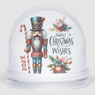 Cute Christmas Nutcracker Snow Globes