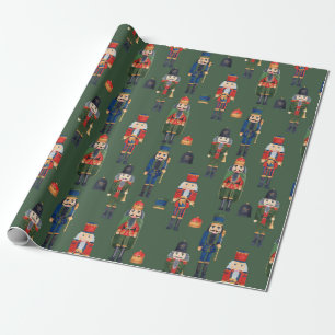 Cute Christmas Nutcracker Wrapping Paper