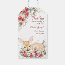 Cute Christmas Oh Deer Baby Shower