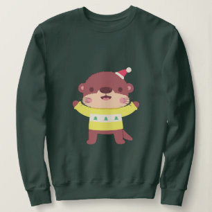 Cute Christmas Otter Sweatshirt
