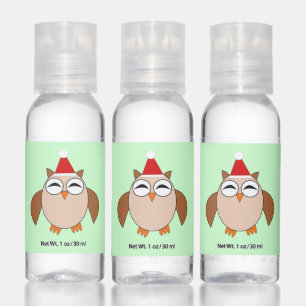 Cute Christmas Owl Hand Sanitizer
