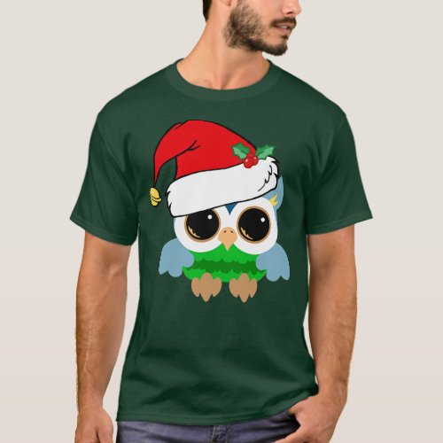 Cute Christmas Owl T_Shirt