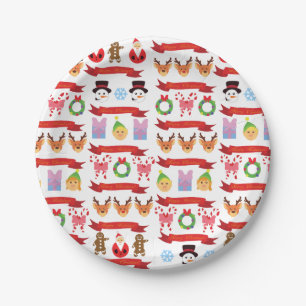 Cute Christmas Paper Plates