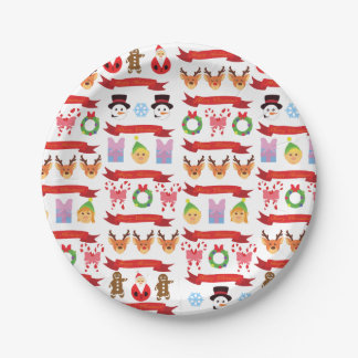 Cute Christmas Paper Plates