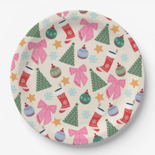 Cute Christmas Paper Plates