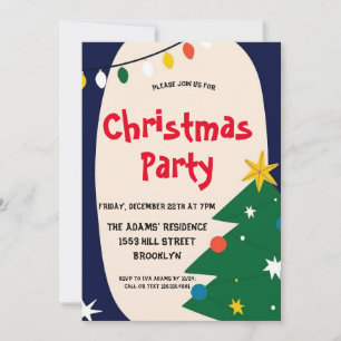 Cute Christmas Party Invitation