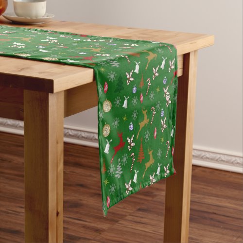 Cute Christmas Pattern Short Table Runner