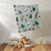 Cute Christmas Pattern | Snowman, Reindeer & Tree 