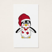 Cute Christmas Penguin Bookmark (Back)