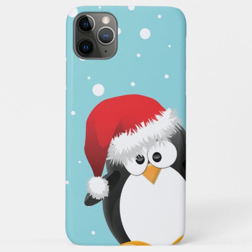 Cute Christmas Penguin iPhone 11 Pro Max Case