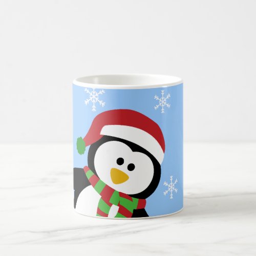 Cute Christmas Penguin Mugs