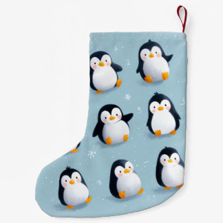 Cute Christmas Penguins – Festive Holiday Stocking