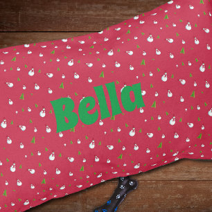 Cute Christmas Personalized Pet Bed