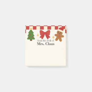 Cute Christmas Personalized Sticky Notes