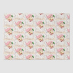 Cute Christmas Pink Retro Vintage Santa Tissue Paper<br><div class="desc">Cute Christmas Pink Retro Vintage Santa Tissue Paper.</div>