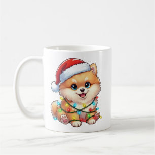Cute Christmas Pomeranian Mug