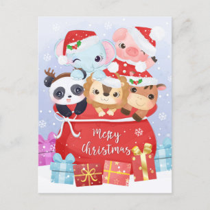 Cute Christmas Postcard