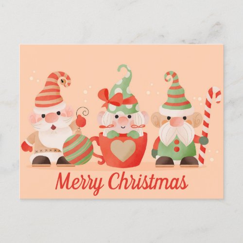 Cute Christmas Postcard