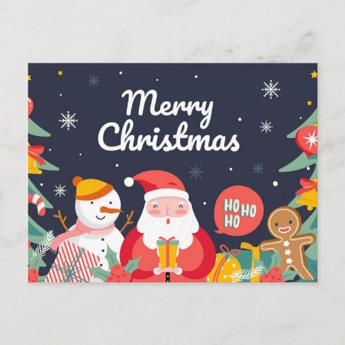 Cute Christmas Postcard