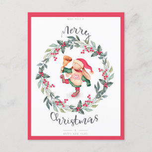 Cute Christmas Postcard