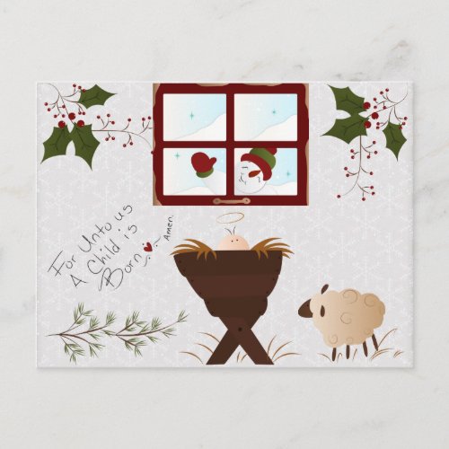 Cute Christmas Postcard