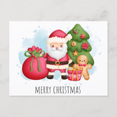 Cute Christmas Postcard